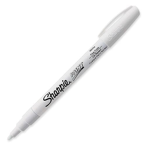 35543 Sharpie Oil Based Paint Marker - Fine Point Type Style White Ink 1 Each - TiquesandFleas at The Gray Market