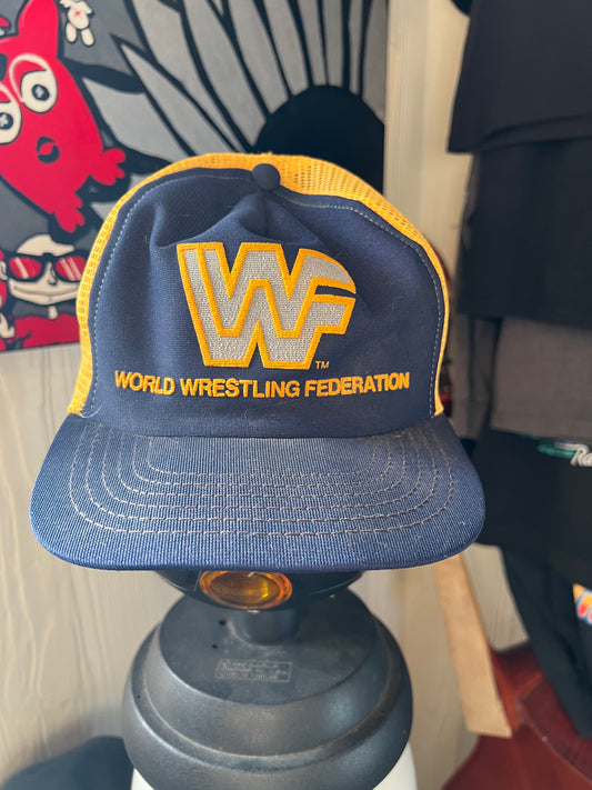 Rare Vintage WWF World Wrestling Foundation 1988 trucker Hat