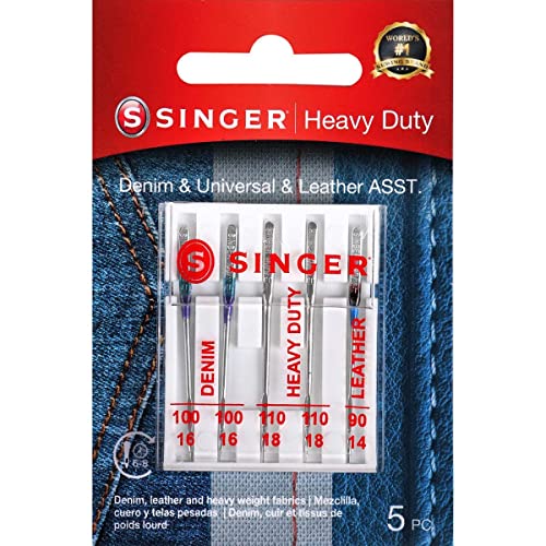 SINGER 04801 Universal Heavy Duty Sewing Machine Needles, 5-Count (Packaging May vary) - TiquesandFleas at The Gray Market