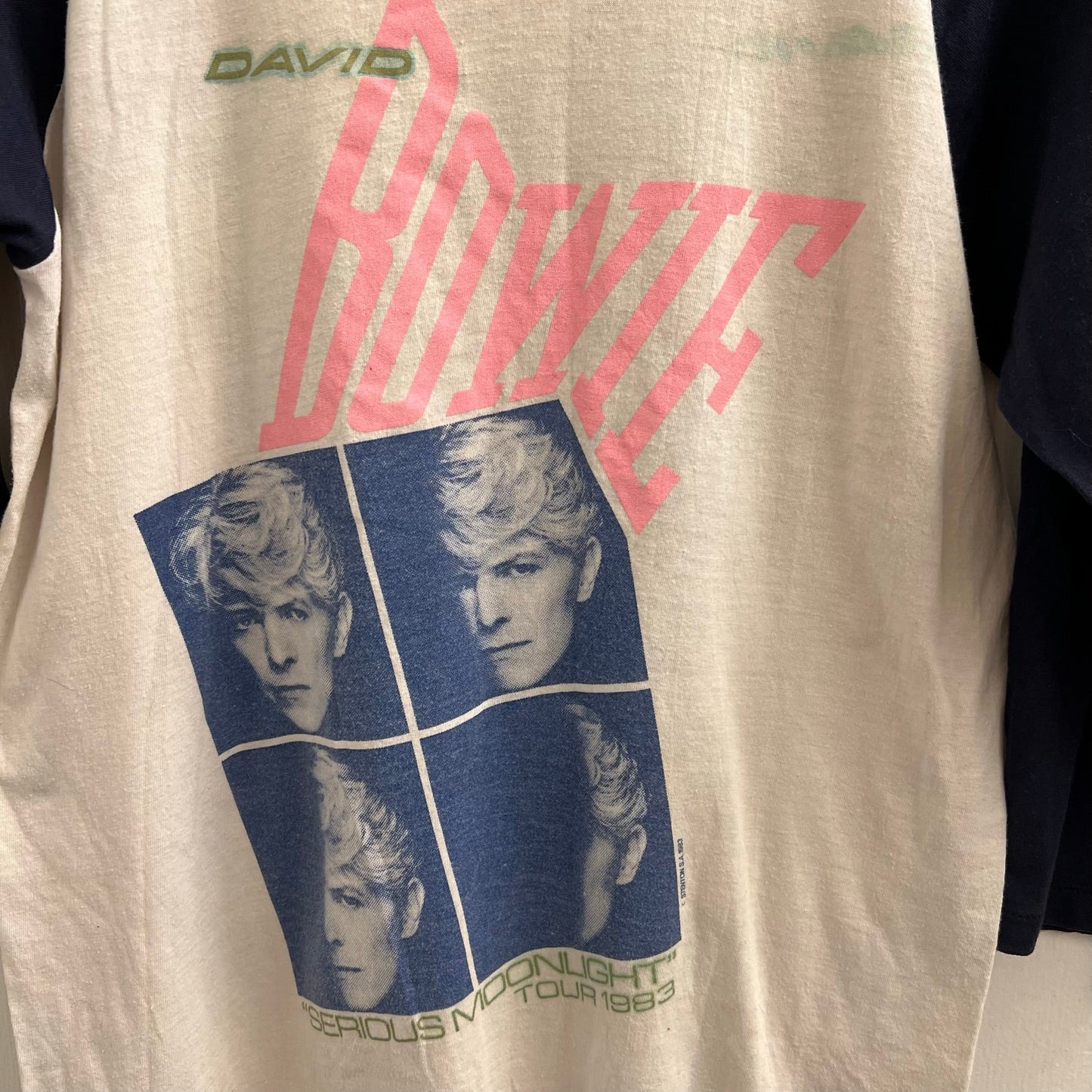 Vintage David Bowie 1983 Tour Shirt - TiquesandFleas at The Gray Market