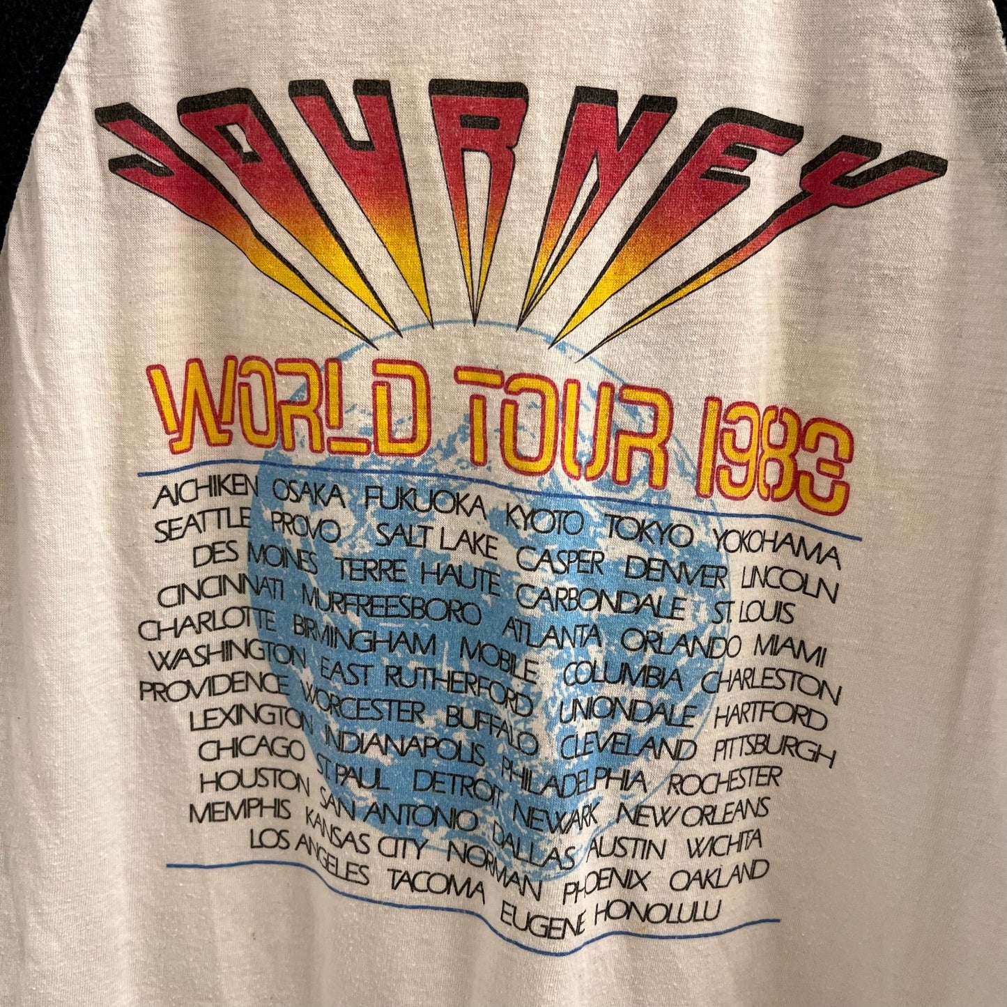 Original Journey Concert T Shirt Size XL 2017 Tour Merch classic